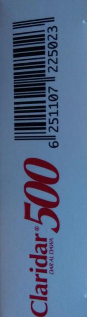 Claridar Tablets 500mg